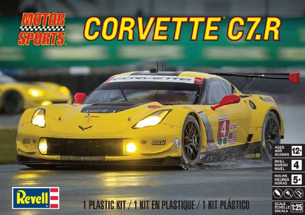 RC Radiostyrt Byggmodell bil - Corvette C7.R - 1:25 - Revell