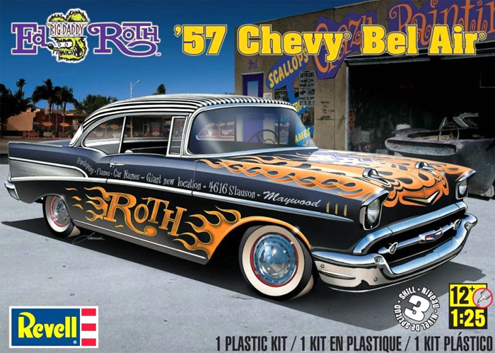 Bild p� Byggmodell bil - 1957 Chevy Bel Air - 1:25 - Revell