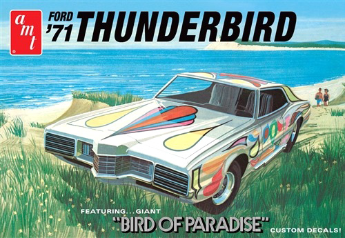 RC Radiostyrt Byggmodell bil - 1971 Ford Thunderbird - 1:25 - AMT