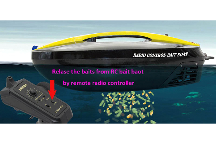 Radiostyrd båt - Bait boat 500 - 2,4Ghz - RTR