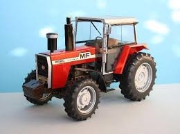 RC Radiostyrt Byggmodell traktor - Massey Ferguson 2680 - 1:24 - Heller