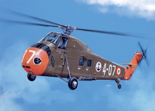 RC Radiostyrt Byggmodell helikopter - HSS-1 Seabat - 1:72 - Italieri