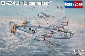 RC Radiostyrt Byggmodell flygplan - B-24J Liberator - 1:32 - HobbyBoss