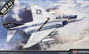 RC Radiostyrt Byggmodell - F-4J Phantom II VF-84 Jolly Rogers - 1:48 - Academy