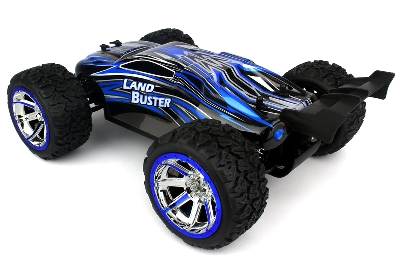 Radiostyrd bil - 1:12 - Land Buster 2,4Ghz - Blue - RTR