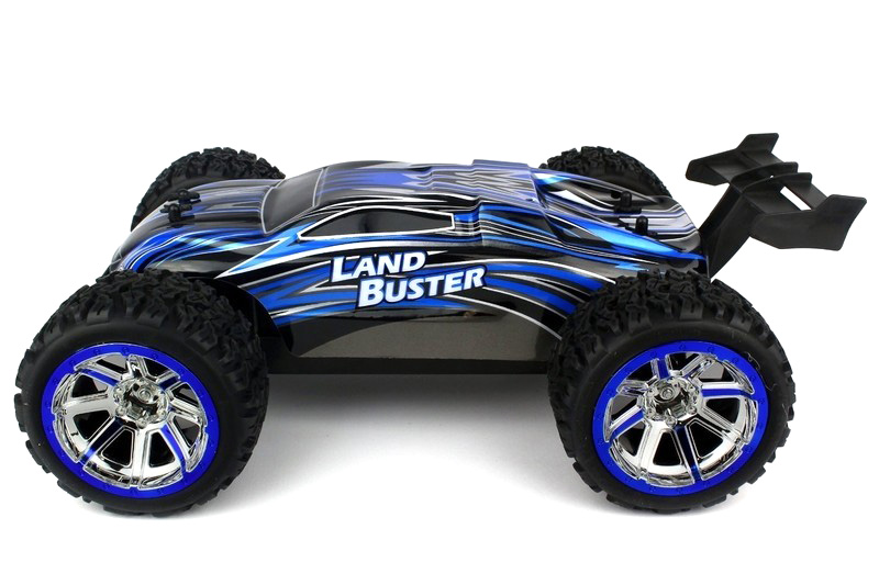 Radiostyrd bil - 1:12 - Land Buster 2,4Ghz - Blue - RTR