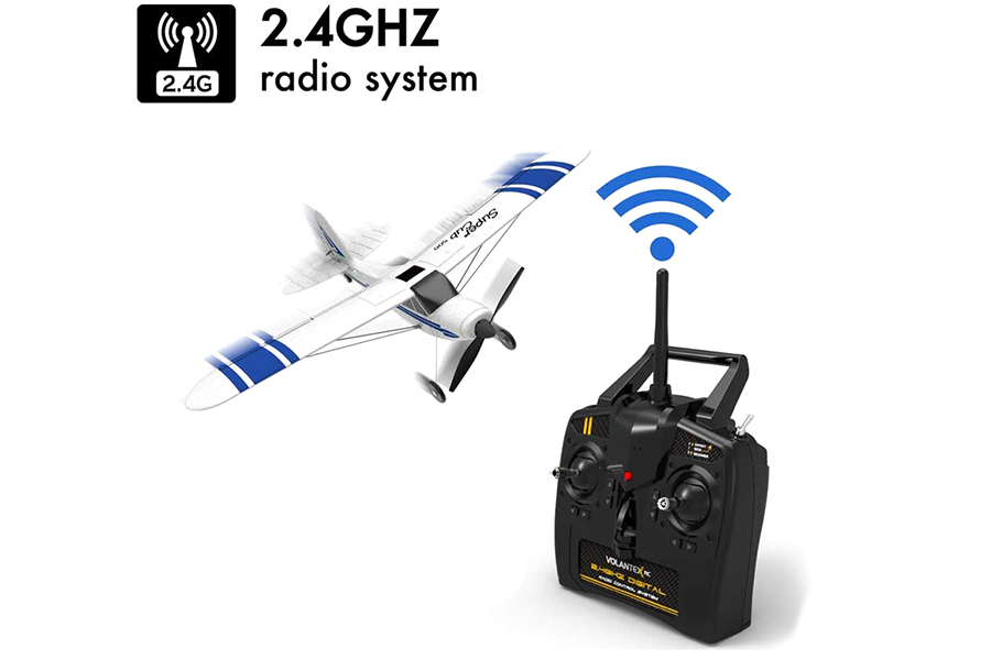 Demo - Radiostyrd flygplan - Super cub 500 - 2,4Ghz - SRTF