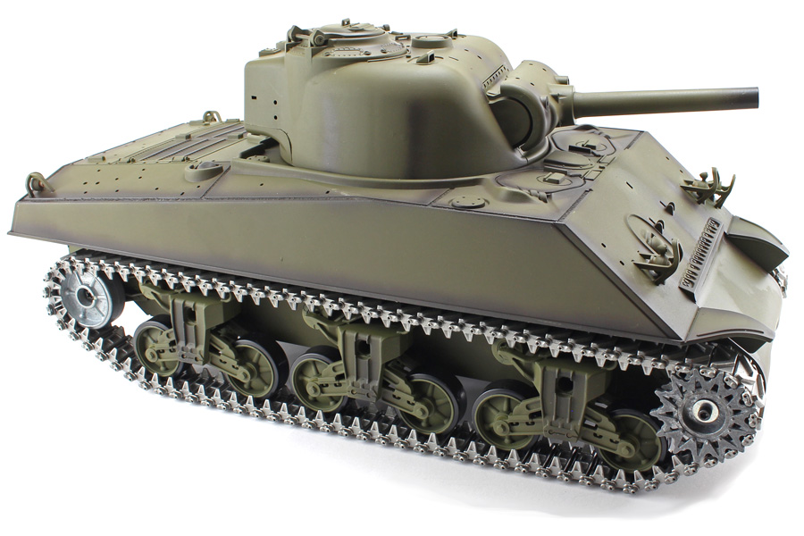 Radiostyrd stridsvagn - 1:16 Sherman V6 METALL Upg. - 2,4Ghz - TR