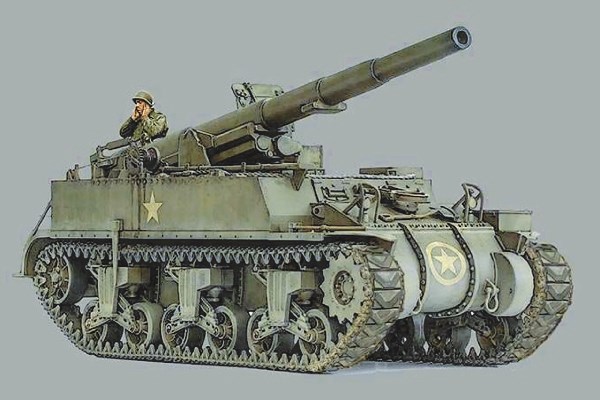 RC Radiostyrt Byggmodell stridsfordon - M12 GMC - 1:72 - Italieri