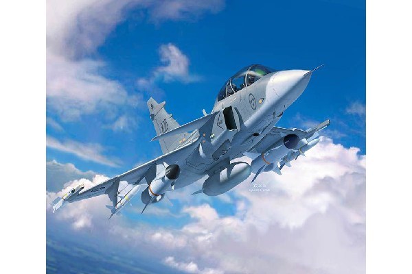 RC Radiostyrt Byggmodell flyg - Saab JAS-39D Gripen TwinSeater - 1:72 - Revell