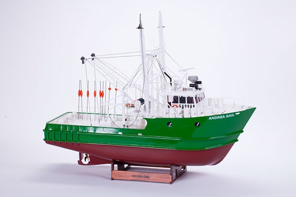 RC Radiostyrt Byggmodell båt -  Andrea Gial RC - -Wooden hull - 1:30 - Billing Boats