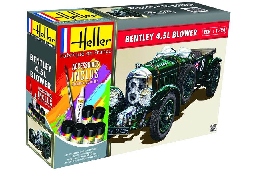 RC Radiostyrt Byggmodell bil - Bentley 4,5L Blower set - 1:24 - Heller