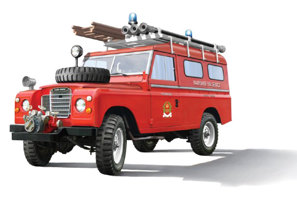 RC Radiostyrt Byggmodell bil - Land Rover Fire Truck - 1:24 - Italieri