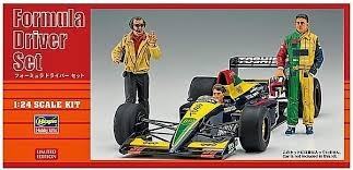 RC Radiostyrt Byggmodell gubbar - Formula Driver Set 1:24 Hasegawa