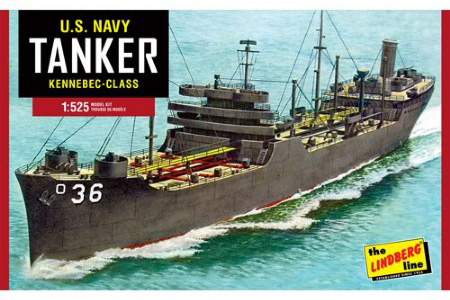 RC Radiostyrt Byggmodell krigsfartyg - Navy Tanker - 1:520 - Lindberg