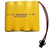 Batteri - 4,8V 400mAh NiCD - SM