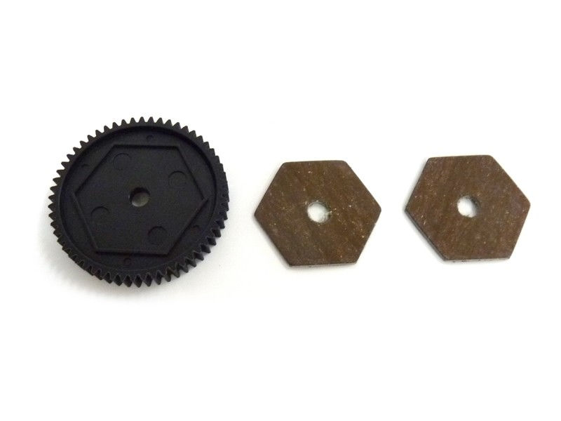 RC Radiostyrt Main Gear 56t And Slipperpads 1p - 31611