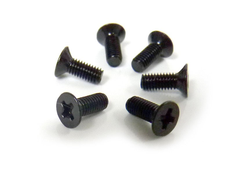 RC Radiostyrt Flat Head Screws 3x10 6p - 31070