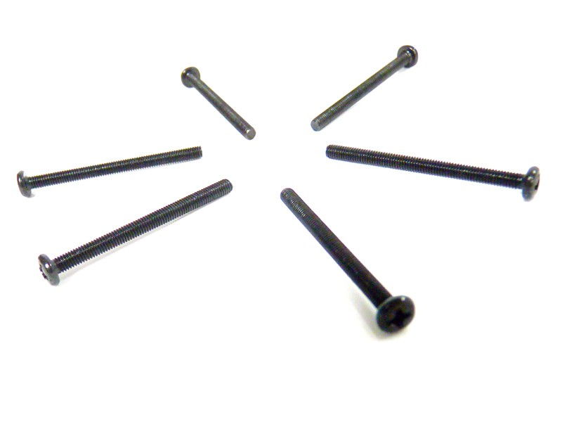 RC Radiostyrt Button Head Screws 3x38 6p - 31057