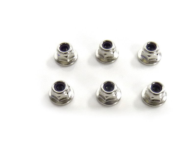 RC Radiostyrt Lock Nuts M3 6p - 31046