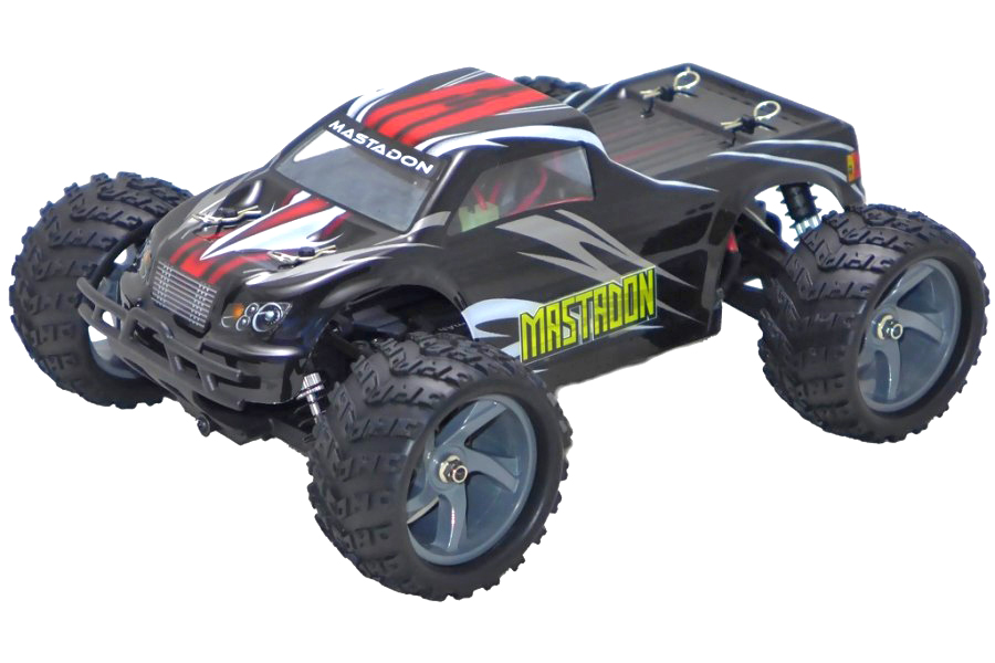 RC bil - 1:18 - Himoto E18MT Mastadon Monster Truck 4WD - 2.4 Ghz - RTR