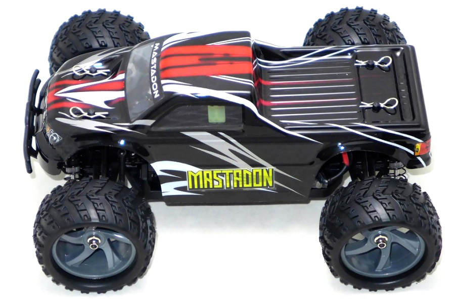 RC bil - 1:18 - Himoto E18MT Mastadon Monster Truck 4WD - 2.4 Ghz - RTR