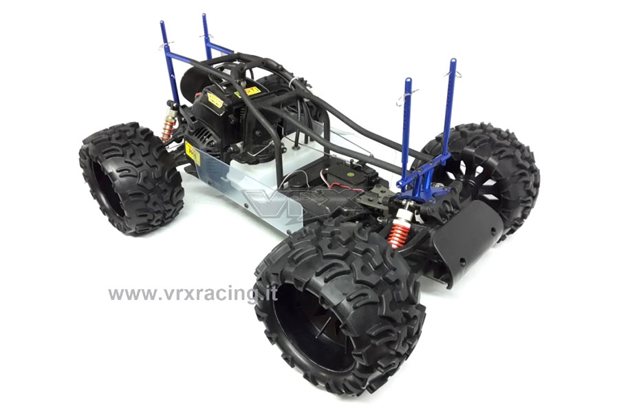 RC Bensin bil - 1:5 - Monster Truck Blaze - Off-road - 2WD - 2.4GHz - RTR