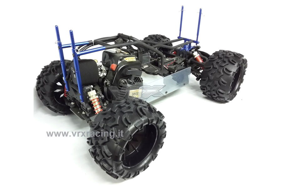 RC Bensin bil - 1:5 - Monster Truck Blaze - Off-road - 2WD - 2.4GHz - RTR