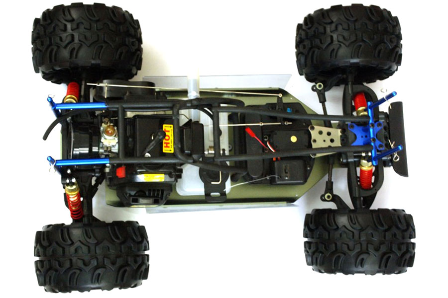 RC Bensin bil - 1:5 - Monster Truck Blaze - Off-road - 2WD - 2.4GHz - RTR