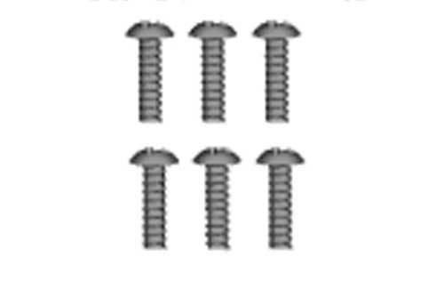 RC Radiostyrt Round Head Screw M3*24 - 18045