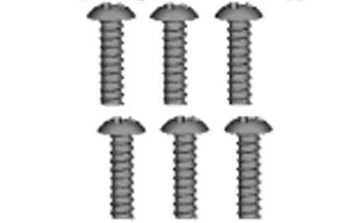 RC Radiostyrt Round Head Screw M3*26 - 18046