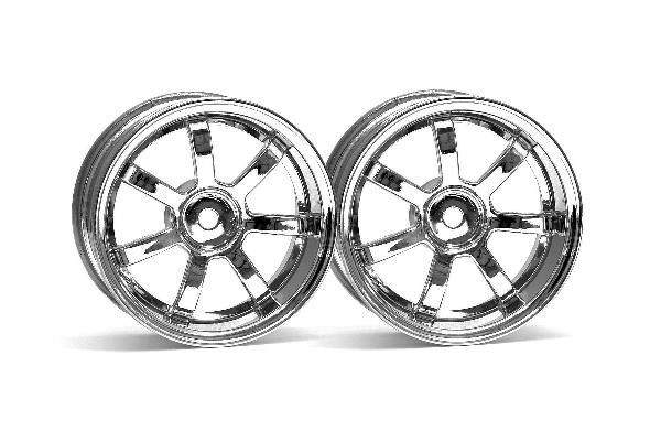 RC Radiostyrt Rays Gram Lights 57S-Pro Wheel Chrome (6Mm Offset)