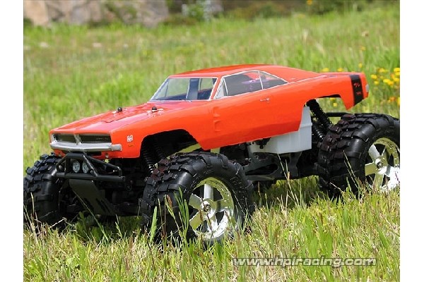 RC Radiostyrt 1969 Dodge Charger Body