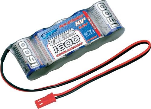 RC Radiostyrt Batteri - 6,0V 1600mAh NiMH - Flat LRP