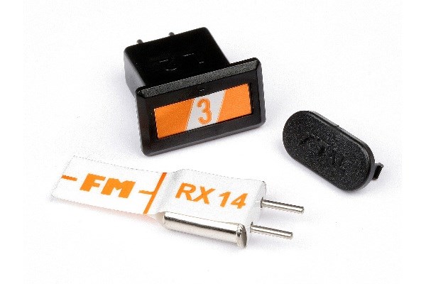RC Radiostyrt Crystal Set (Orange Band 3/Fm 27.095Mhz)
