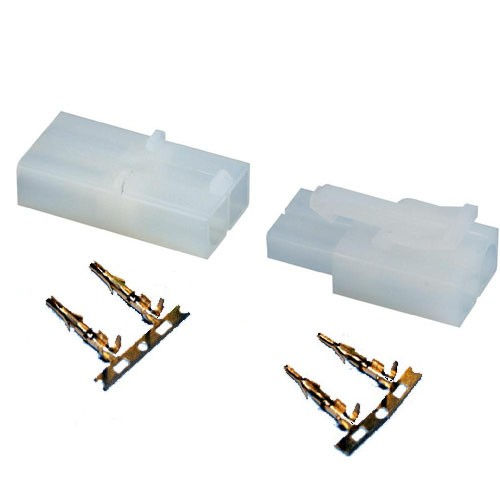 Pair of gold plated Tamiya connectors
