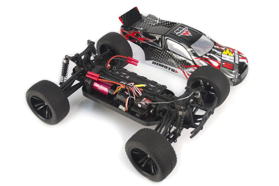 Radiostyrda bilar - 1:10 - Katana Truggy BL 4wd - Röd - 2,4Ghz - RTR