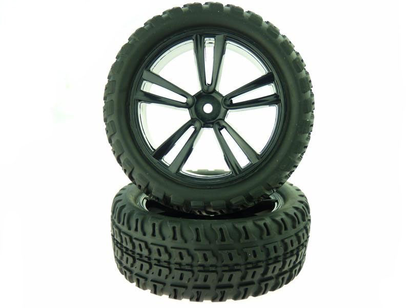 RC Radiostyrt Short Course front wheels 1:10 - 31406B