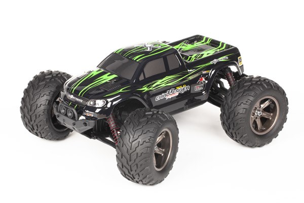 Radiostyrd bil - 1:12 - Wild Challenger 2WD - 2,4Ghz - Grön - RTR