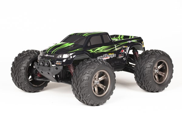 Radiostyrd bil - 1:12 - Wild Challenger 2WD - 2,4Ghz - Grön - RTR