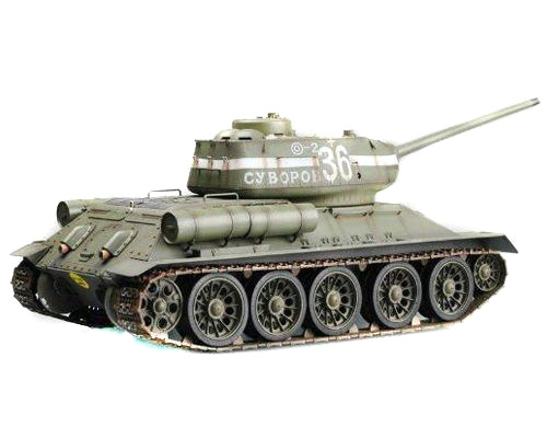 Radiostyrd stridsvagn - 1:16 - Russian T34/85 - Trumpeter - 2,4Ghz - RTR