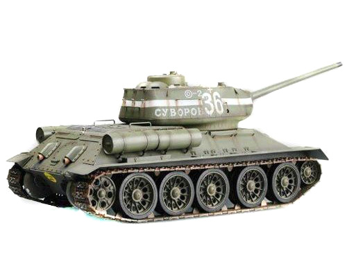 Demo - Radiostyrd stridsvagn - 1:16 - Russian T34/85 - Trumpeter - 2,4Ghz - RTR