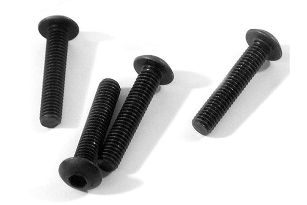 RC Radiostyrt Button Head Screw M3X15Mm (Hex Socket/4Pcs)