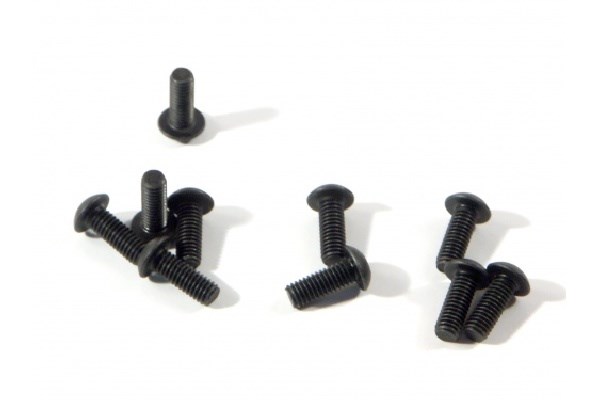 RC Radiostyrt Button Head Screw M3X8Mm (Hex Socket/10Pcs)