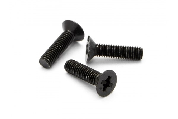 RC Radiostyrt Flat Head Screw M3 X 12Mm (6Pcs)