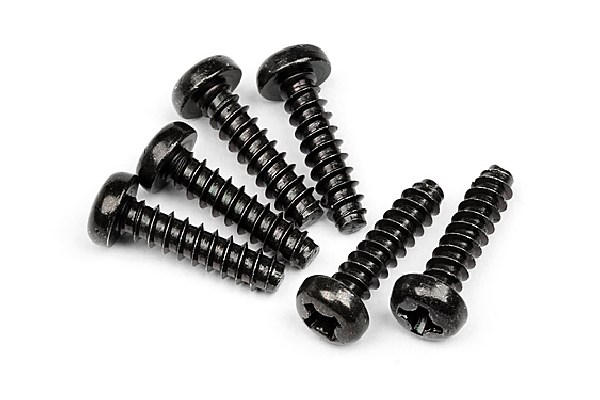 RC Radiostyrt Tp. Button Head Screw M3X12Mm 6Pcs - DT