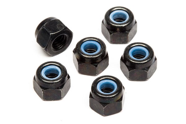 RC Radiostyrt Lock Nut M3 (6 Pcs)