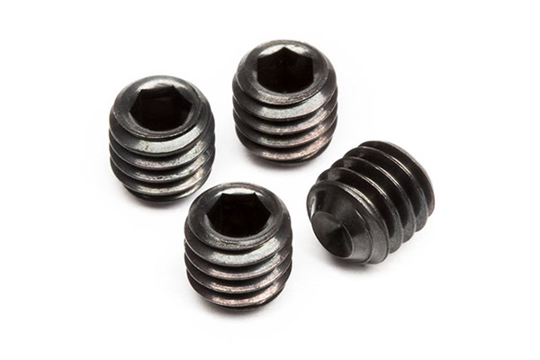 RC Radiostyrt Set Screw M4X4Mm (4Pcs)