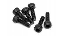 RC Radiostyrt Cap Head Hex Screw M3x8 6pcs - RH5562