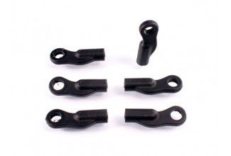 RC Radiostyrt Rear Upper Linkage Ball End 6pcs - 10217